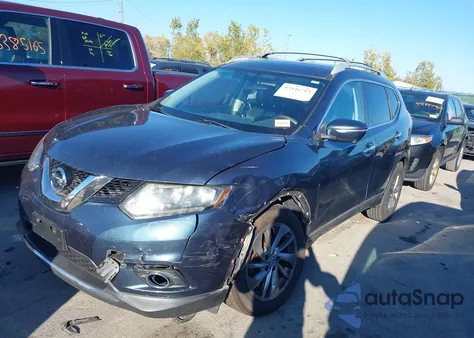 2014 Nissan Rogue Sl из США, поврежденный, VIN 5N1AT2MV6EC858362